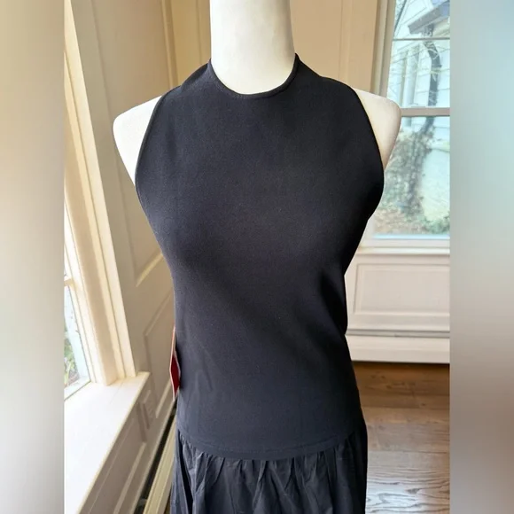 Simon Miller NWT Junjo Knit & Poplin Maxi Dress - Picture 7 of 13